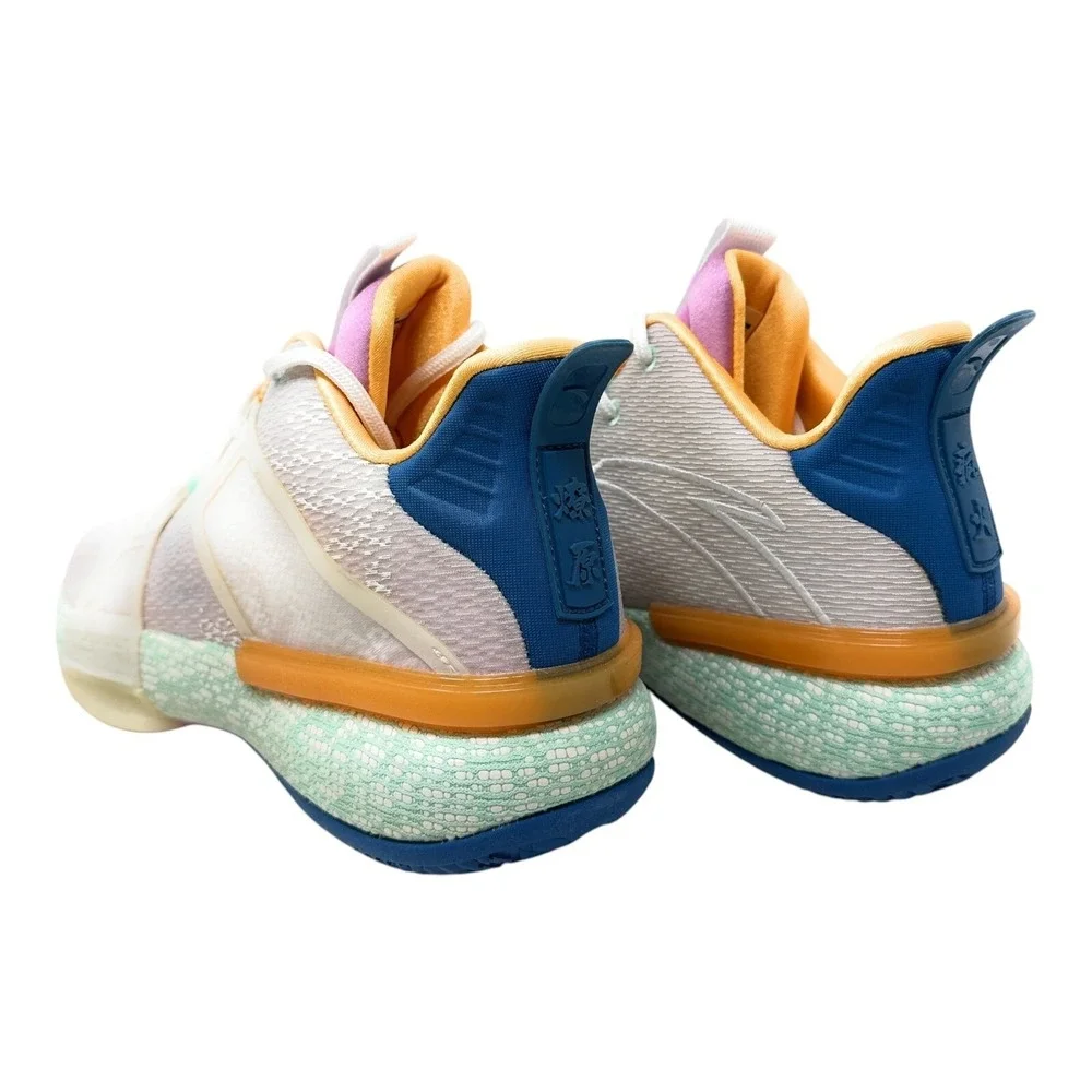 ANTA Impact 1 Basketball Shoes Men Size 13 Mid-Top Ceramic Green Pink Kyrie